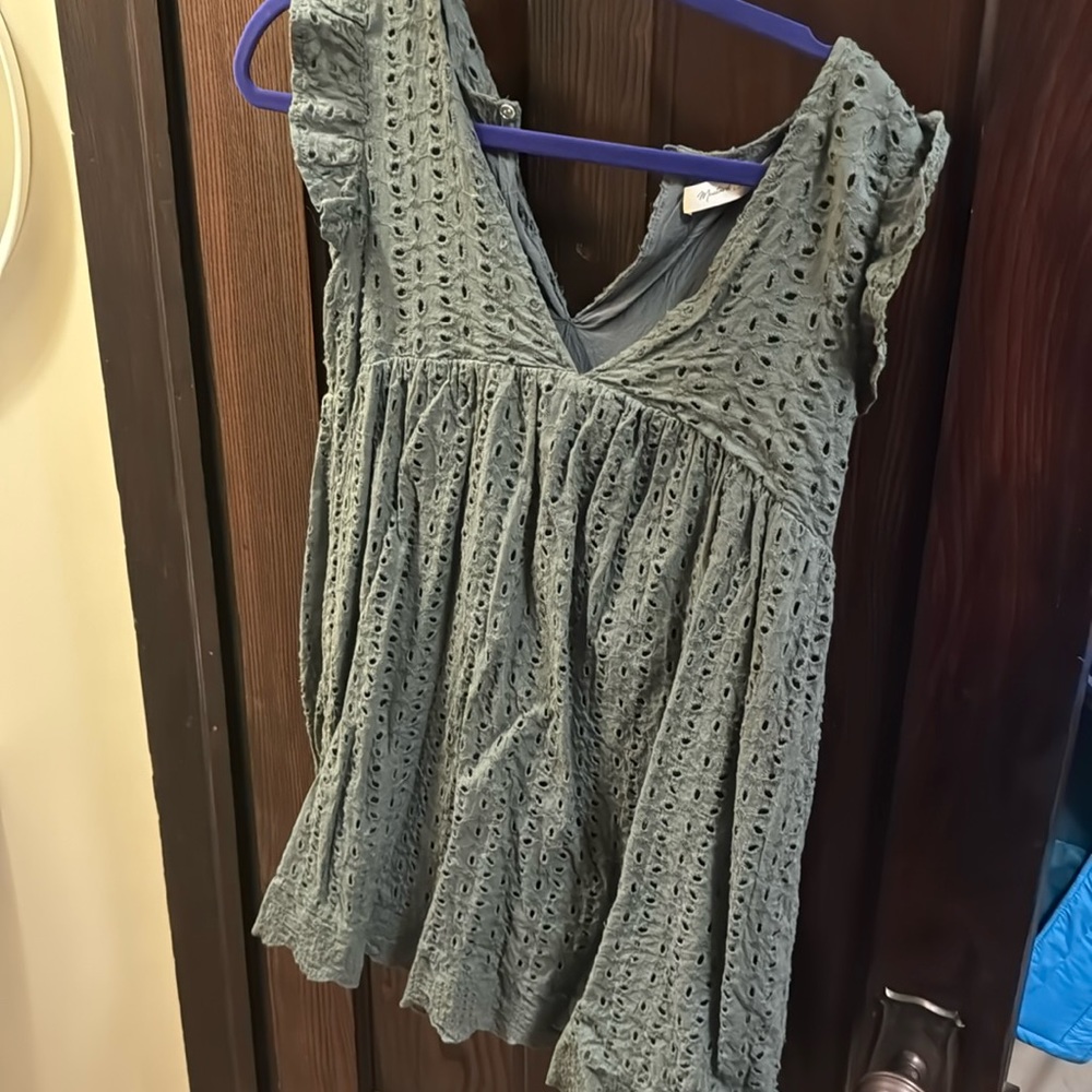 Eyelet skort dress